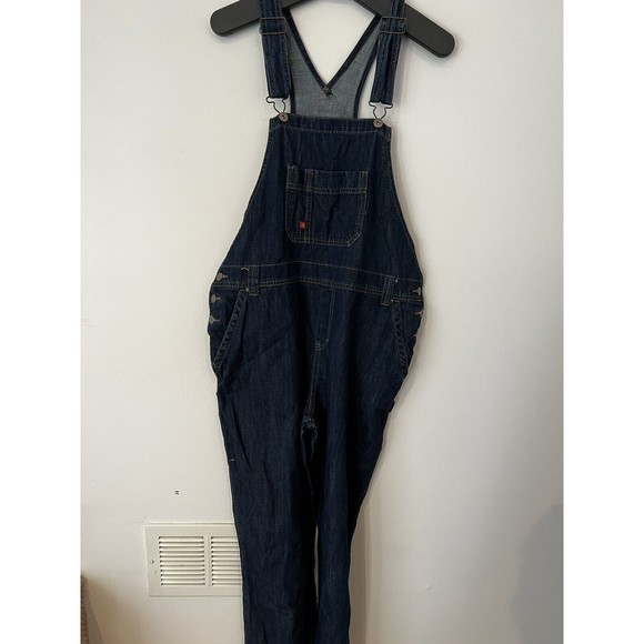 Dickies Other - VINTAGE Dickies Denim Oversized Dungarees Overalls Size L US 14/16 Euro 42/44